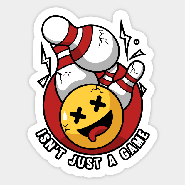 bowling cartoon meme - Bowling - Sticker | TeePublic